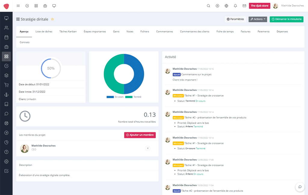 Manage a multitude of projects in one place