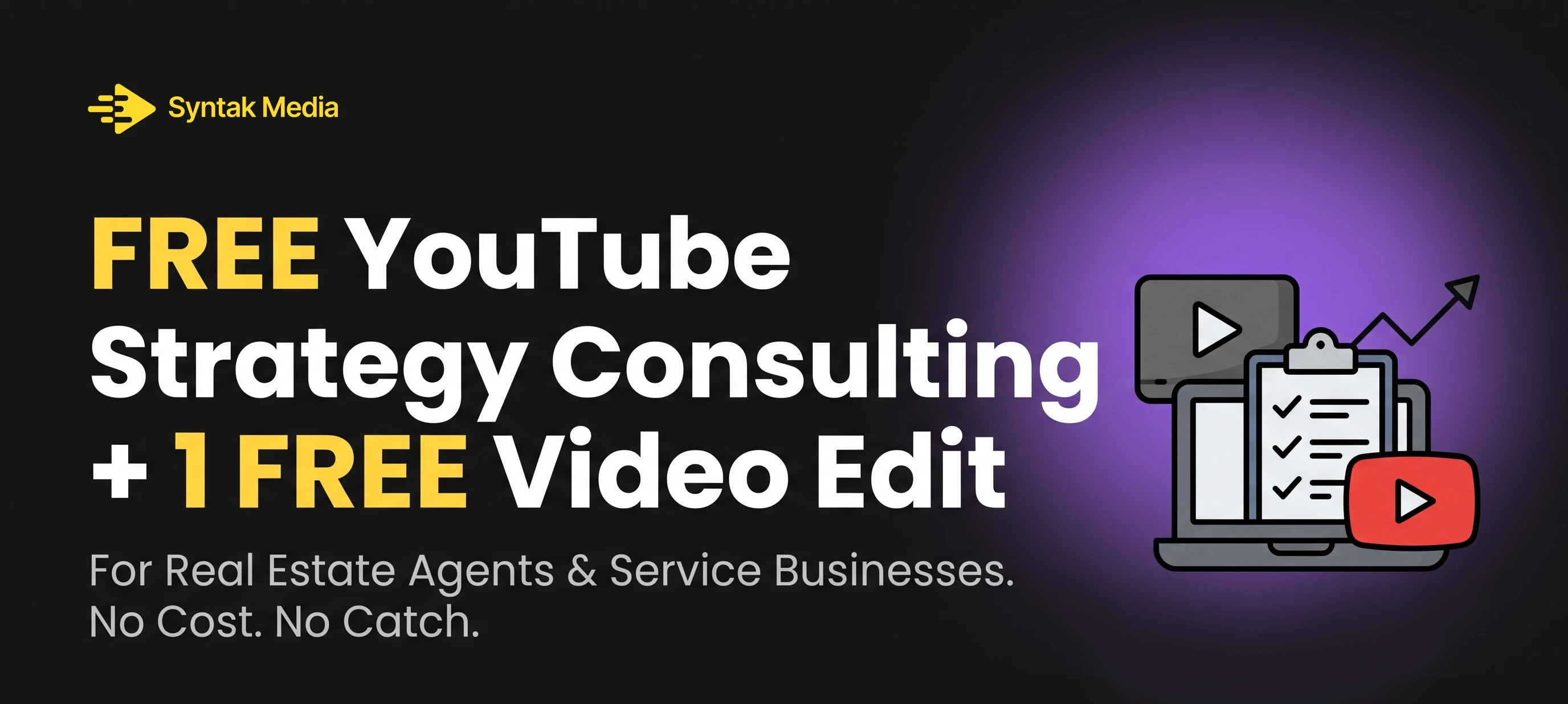 Free consulting and video edit offer