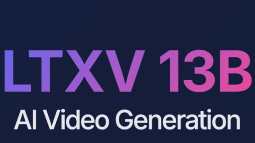 LTXV 13B open-source model