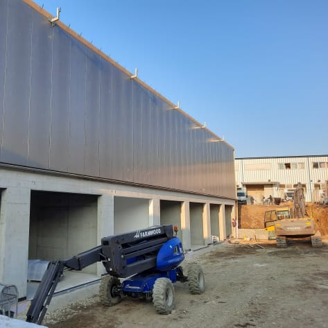 03_BRONJON Cabinet d'architecte spécialisé en halle de stockage : halle 612 m2, Moudon, box multifonctionnels.