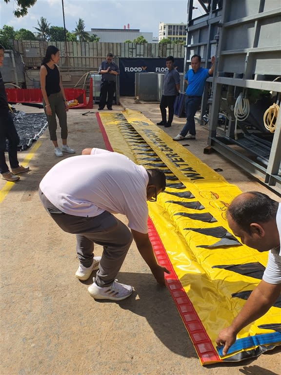 FloodX Testing New Product - Water-Gate