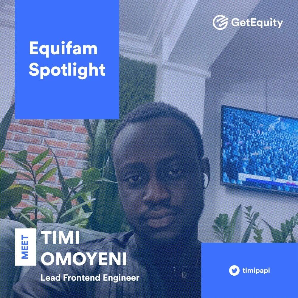 Equifam Spotlight: Timi Omoyeni