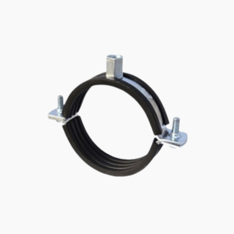 Rubber Lined Split Clamps for Noise Reduction