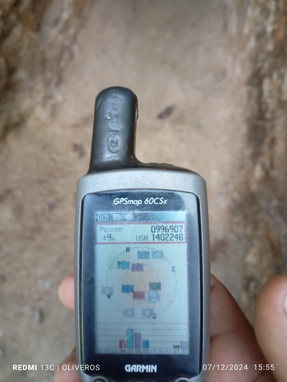 Verificación GPS en campo
