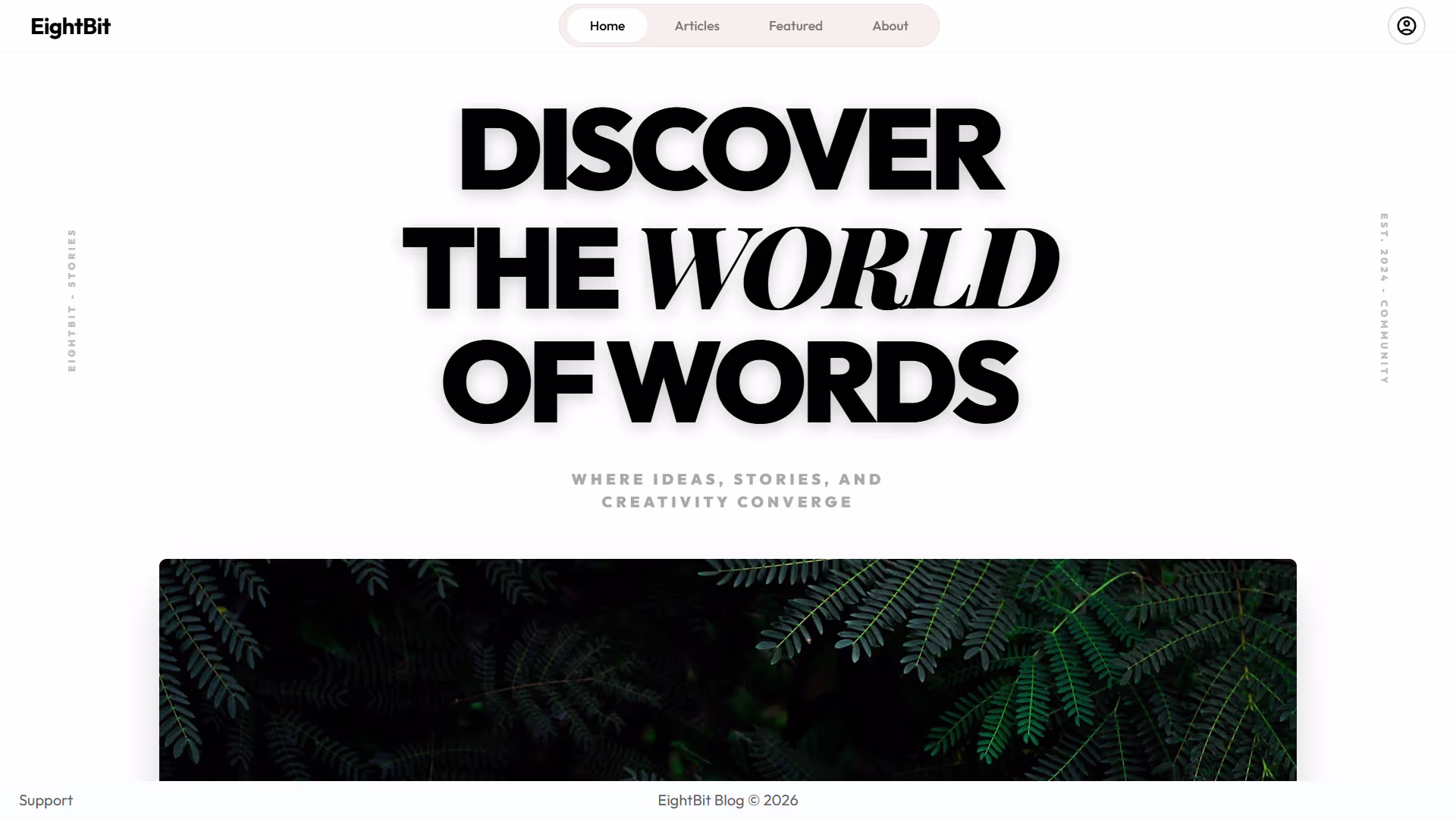 EightBit Blogging Site