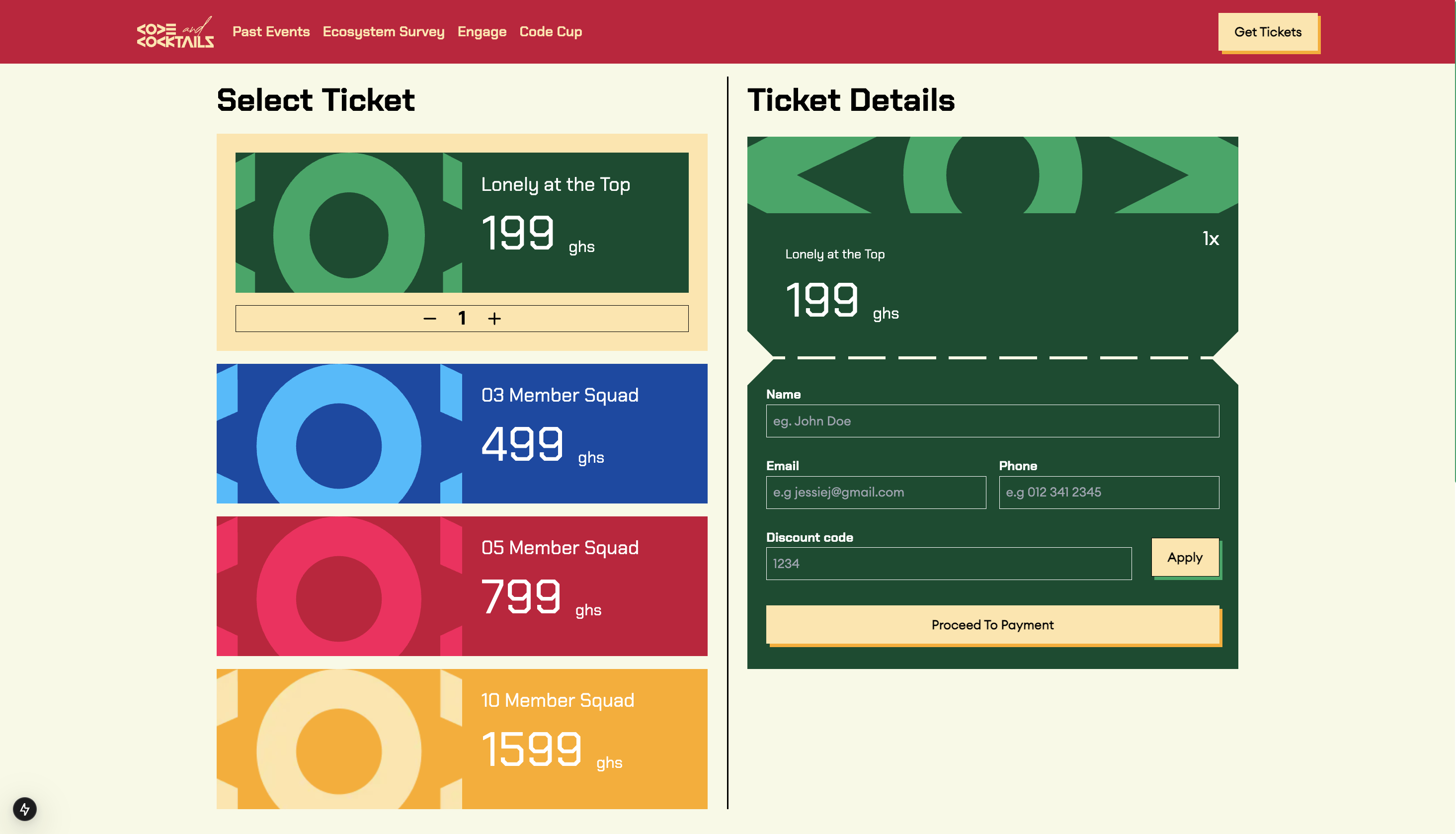 Buy Ticket | Code & Cocktails