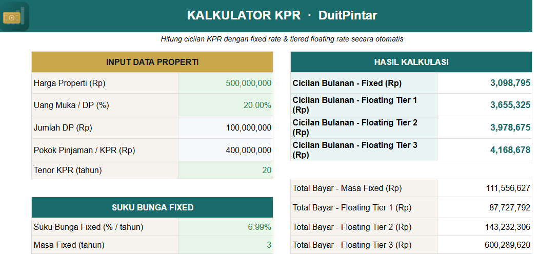 Kalkulator KPR - Screenshot 1