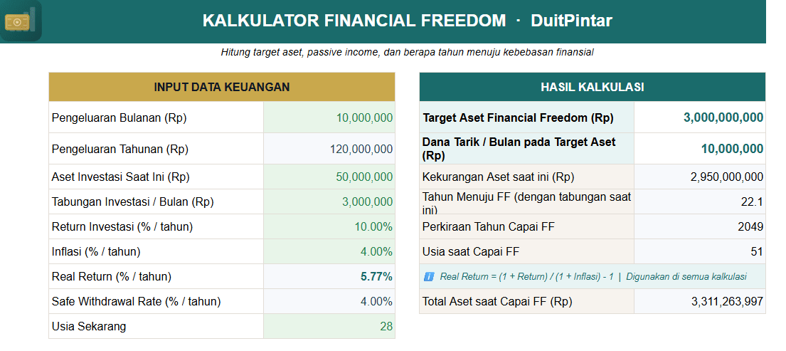 Kalkulator FF - Screenshot 2