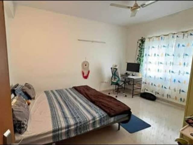 Female Flatmate Required in Salarpuria Sanctity — living area and home amenities