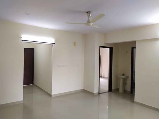 2 BHK flat off Wind Tunnel Road — living area and home amenities