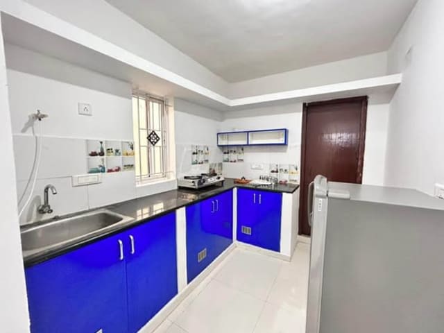2BHK Fully Furnished Apartment in Kodathi Village — bedroom interior view