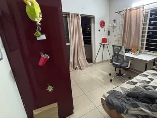 Female Roommate Required in 3BHK Flat — living area and home amenities