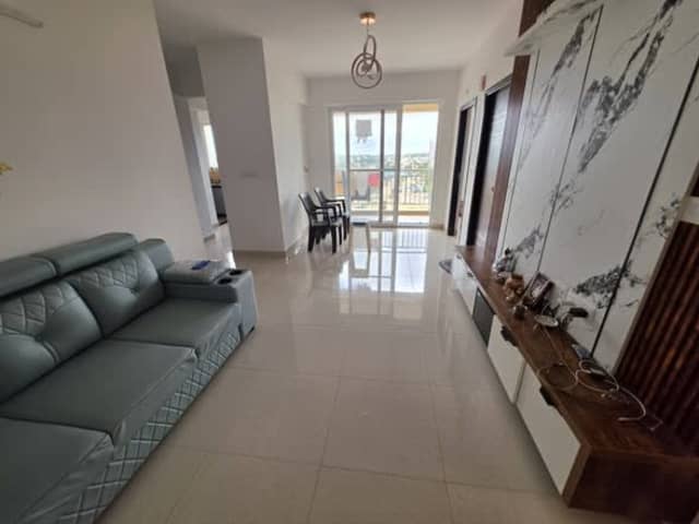 2BHK Semi-Furnished Apartment for Rent – Shriram Solitaire, Yelahanka — bedroom interior view