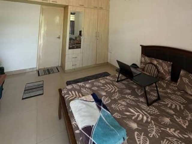 Flatmate Needed for Master Bedroom in 3BHK at Sree Utopia Apartments — living area and home amenities