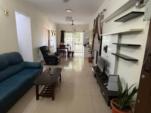 Fully Furnished 3BHK in Bellandur — bedroom interior view