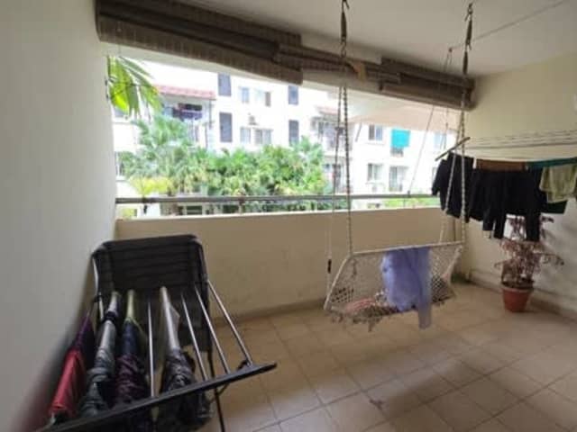 Room in 3BHK Duplex in Prestige Silver Dale Society — living area and home amenities