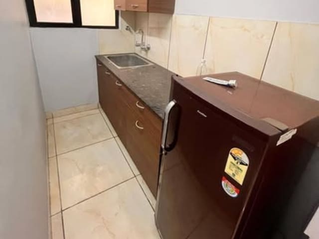 1RK in Sushant Lok C Block — bedroom interior view