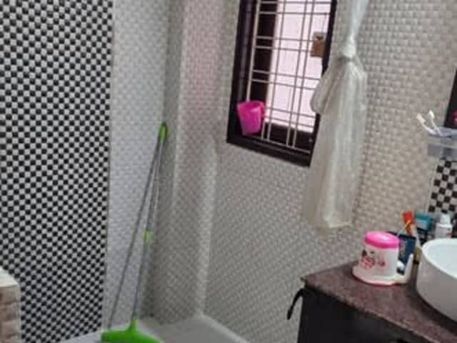 3 BHK Semi-Furnished Flat for Rent — living area and home amenities