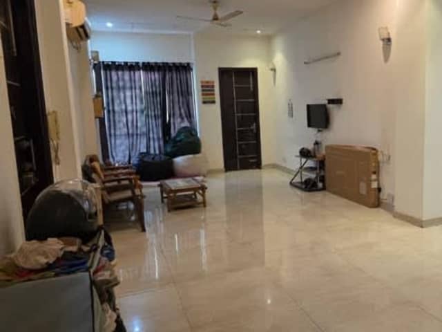 3 BHK Semi-Furnished Flat for Rent — bedroom interior view