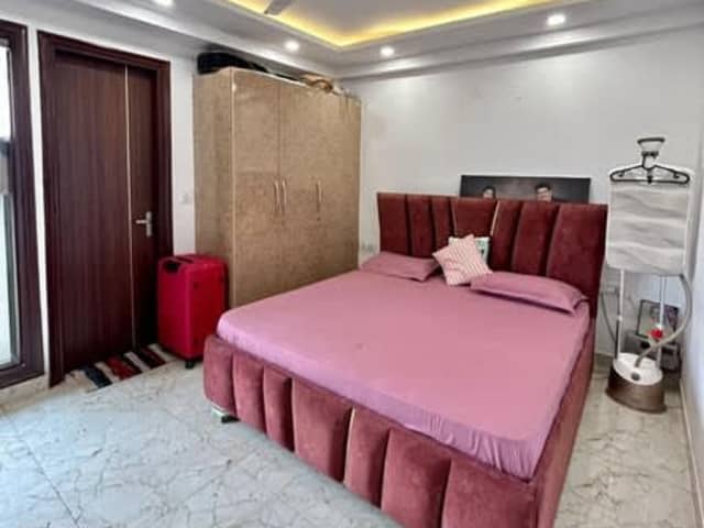 Fully Furnished 3BHK + WFH Office for Rent — Sector 57, Gurgaon — bedroom interior view