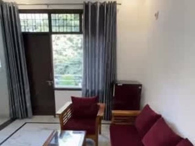 1BHK for rent WITH LONG FRONT BALCONY @sector 27 near rapid metro — verified flat photo 1