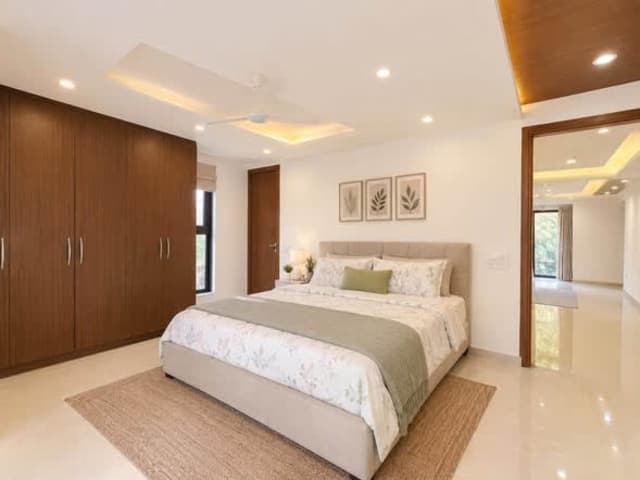 Master room in DLF Phase 1 — bedroom interior view