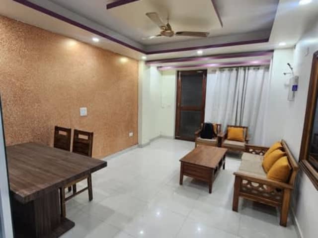 Master Bedroom in Fully Furnished 3BHK | Gurgaon Phase 1 — bedroom interior view