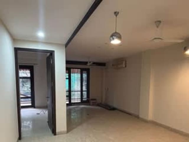 Semi Furnished 3BHK in Sushant Lok A Block — bedroom interior view