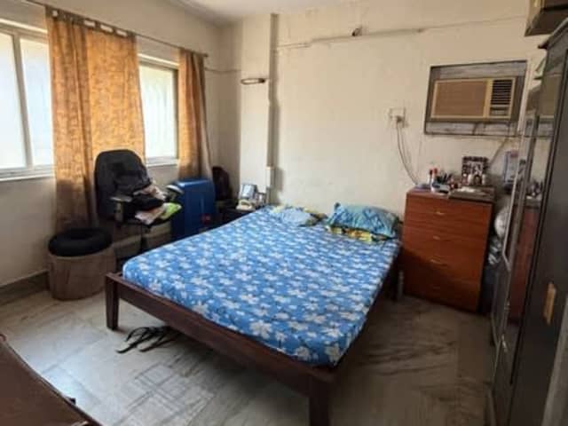 1BHK Furnished Flat in Andheri East — bedroom interior view