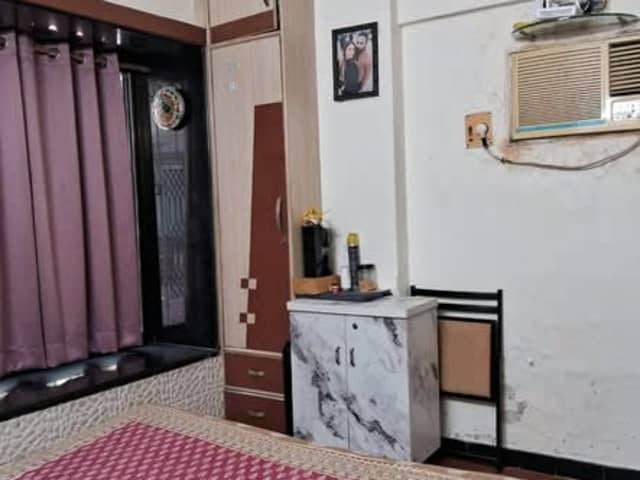 1BHK Furnished Flat in Andheri East — bedroom interior view