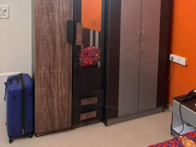 Flatmate Required – Fully Furnished Room in a 2BHK — bedroom interior view