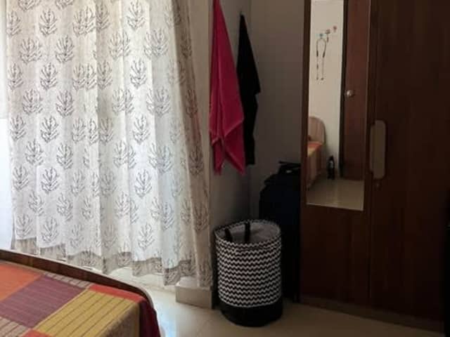 Temporary flatmate needed in 2BHK flat — living area and home amenities