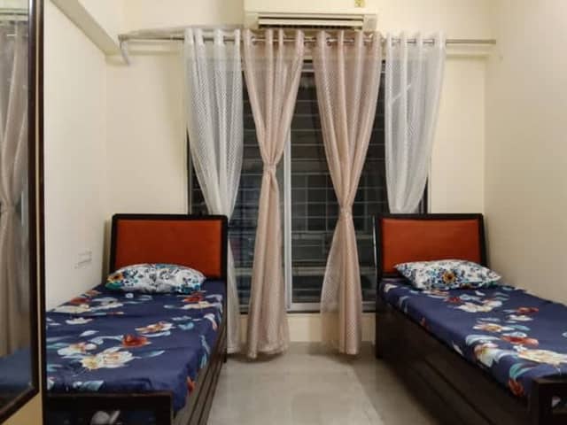 Fully Furnished Flat for Male in Andheri East — living area and home amenities