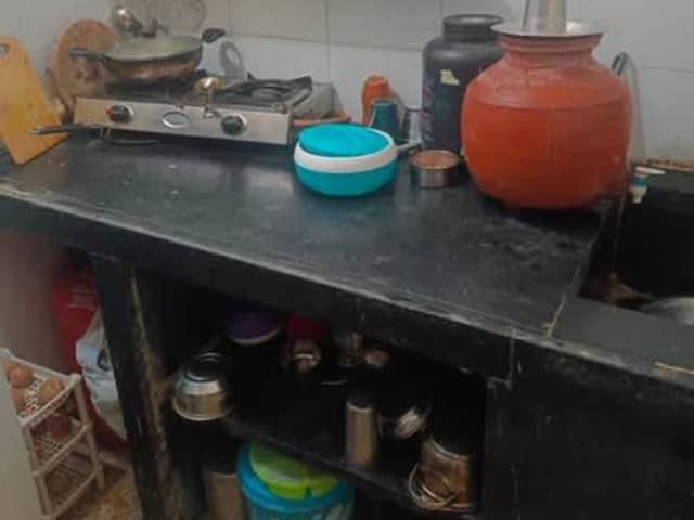 Fully furnished 1Rk Flat in Patliputra Nagar — bedroom interior view