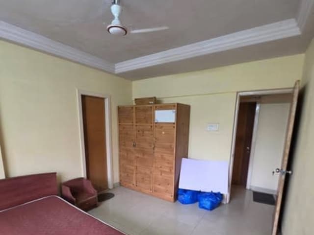 Single occupancy for girl in 2BHK furnished flat — bedroom interior view