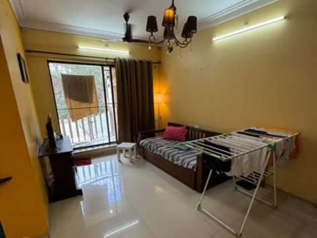 Master bedroom in 2BHK, Chandivali/Powai — living area and home amenities