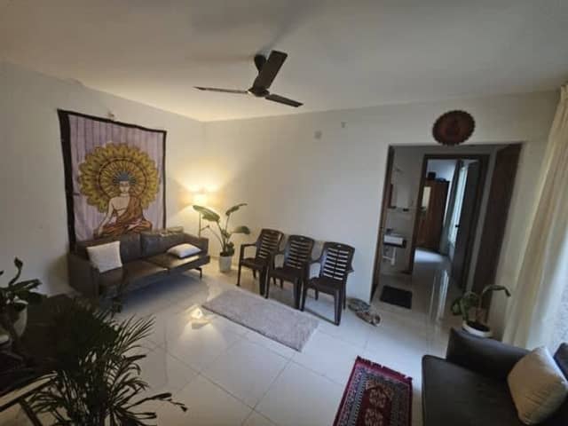 2 BHK Semi-Furnished Apartment for Rent in Fusion Towers, Hinjewadi — property photo 1 of 5