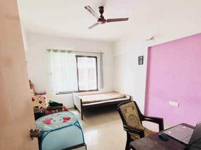 2BHK Premium Semi-Furnished Flat for Rent — bedroom interior view