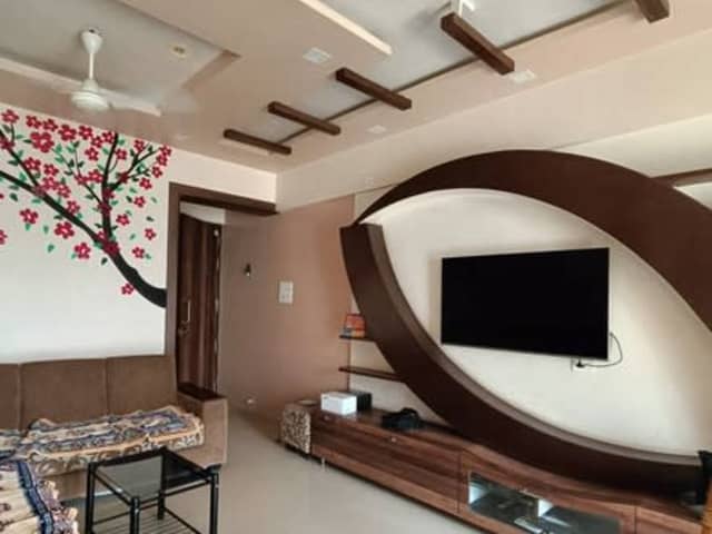 3BHK Lavishly Full Furnished Flat for Rent — bedroom interior view