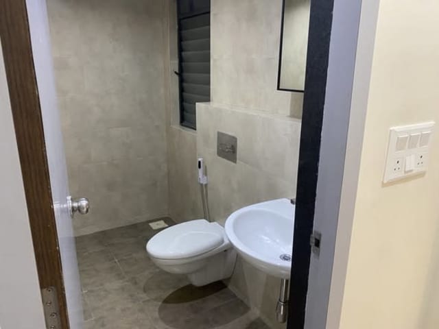 3 BHK Semi Furnished Flat — Kharadi, Pune — living area and home amenities