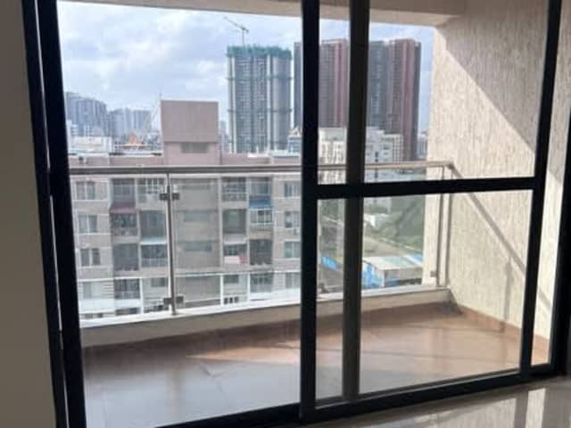 2 BHK Semi-Furnished Flat in Wakad — bedroom interior view