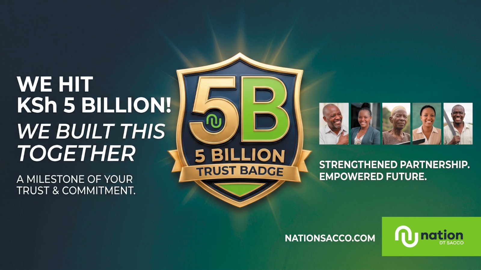 WE HIT KSH 5 BILLION!