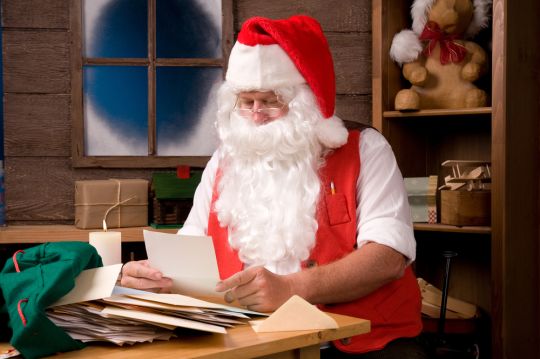 Santa Claus checking list