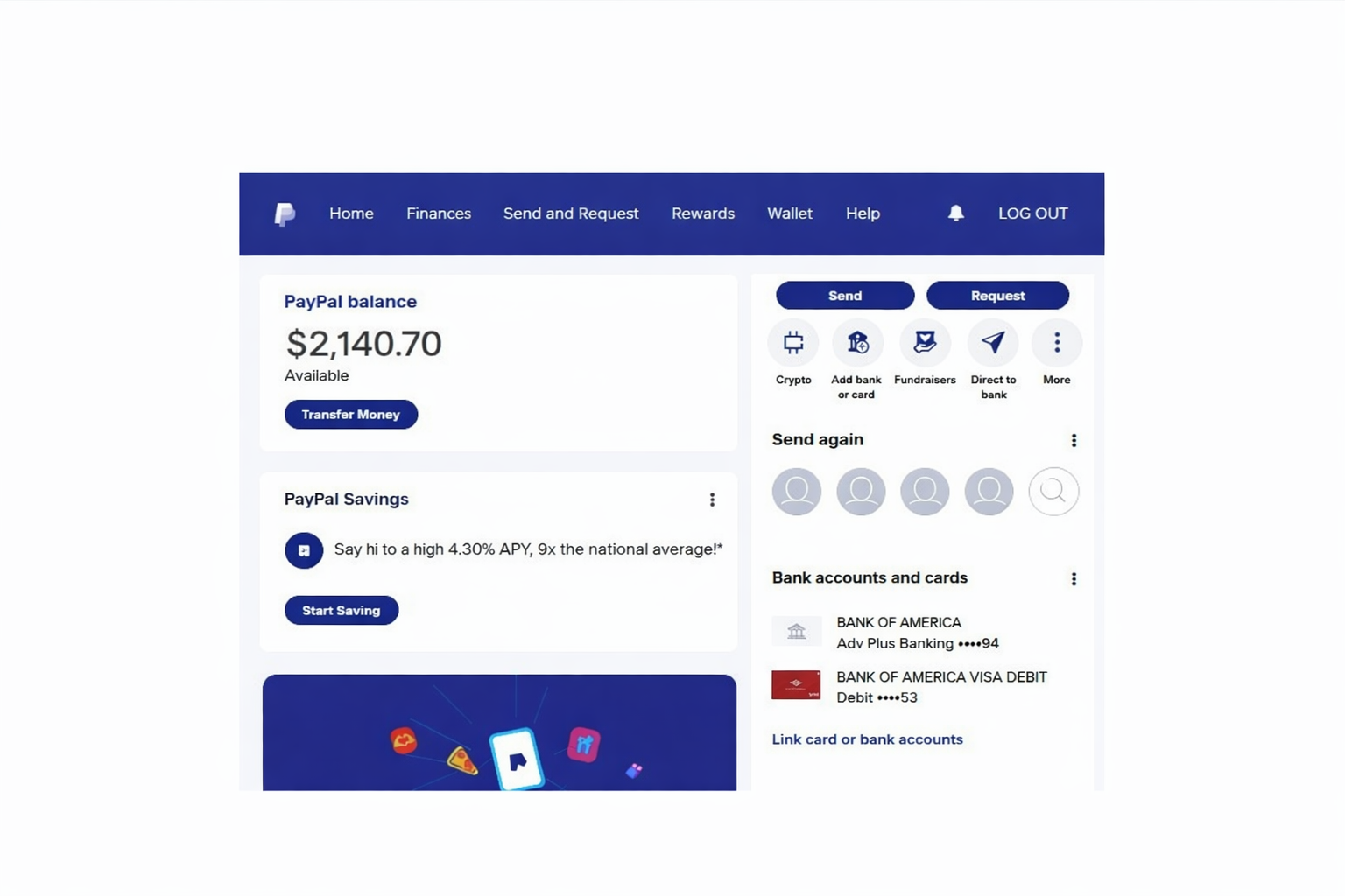 Paypal Log | 2500+ USD Balance