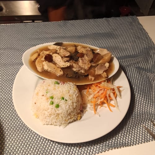 Poulet aux 3 champignons