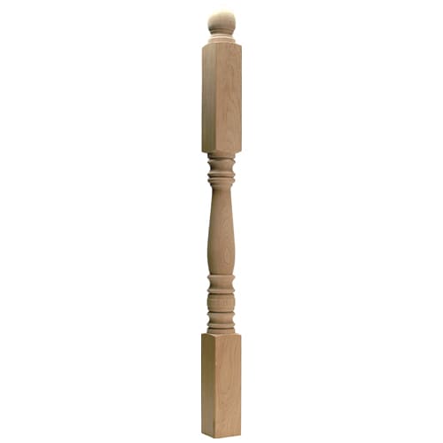 Poteau tourné en pruche 41 1/2 po