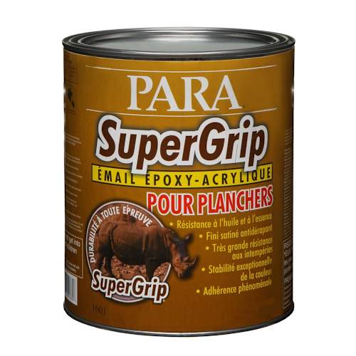 Peinture à plancher au latex époxy SuperGrip Gris 946 ml