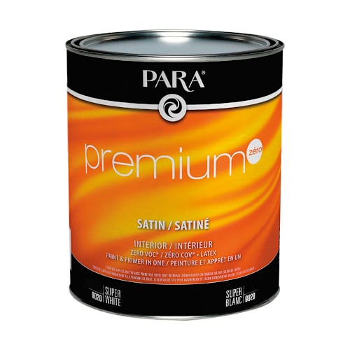 Peinture au latex Premium fini Satiné Blanc 946 ml