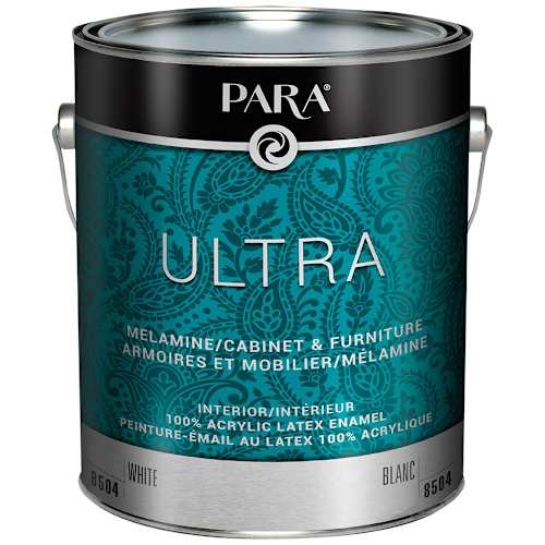 Peinture au latex d'intérieur Ultra fini mélamine pour Armoires et Mobilier, Base pastel 3,78 L