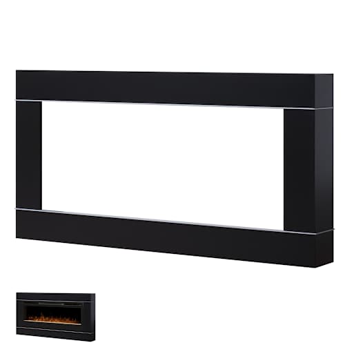 Enceinte pour foyer électrique mural Synergy Noir